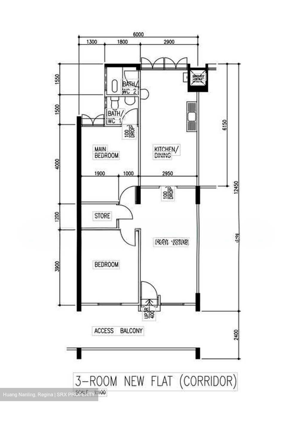 Blk 702 Reservoir Rise (Bedok), HDB 3 Rooms #566539551